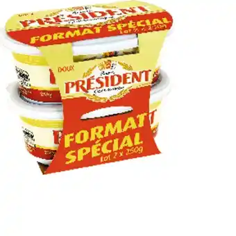 Auchan Beurre Gastronomique Doux Président offre