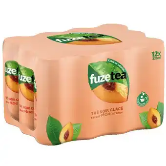 Auchan Fuze Tea Pêche offre