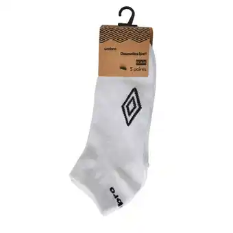 Auchan Chaussettes Ou Mini Socquettes Homme Umbro offre