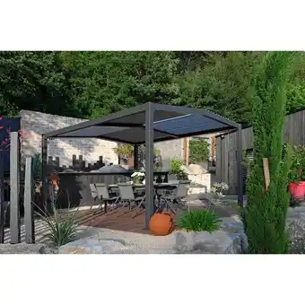 Auchan Tonnelle Bioclimatique Solaire 4 X 3,5 M offre
