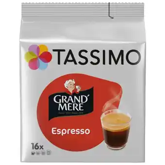 Auchan Dosettes Espresso Tassimo Grand'mère offre