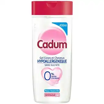 Auchan Gel Douche Hypoallergenique Cadum offre