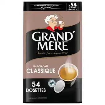 Auchan Dosettes De Café Classique Grand'mere offre