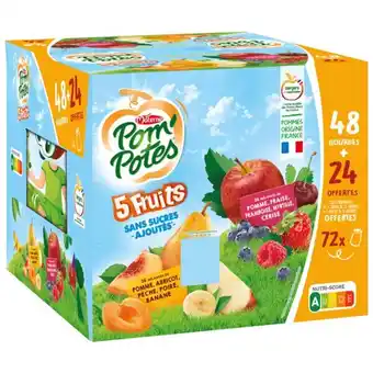 Auchan Compotes Pom'potes offre