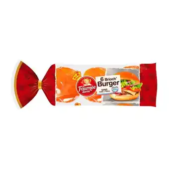 Auchan 6 Brioch' Burger La Fournée Dorée offre