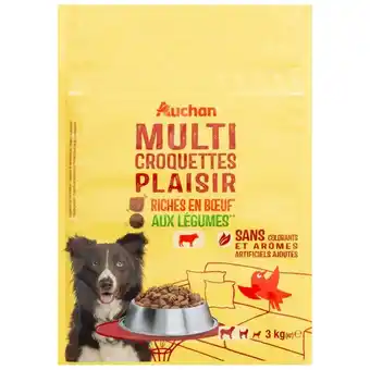 Auchan Croquettes Riche En Boeuf Et Légumes Pour Chien Auchan offre