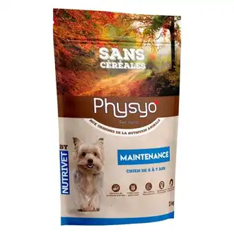 Auchan Croquettes Maintenance Sans Céréales Pour Chien Adulte Physyo Food offre