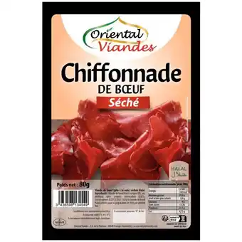 Auchan Chiffonnade De Boeuf Séché Halal Oriental Viandes offre