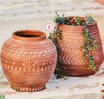 Auchan Supermarché GARDENSTAR POT EN TERRE CUITE Ø 27 CM offre