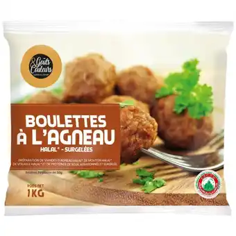 Auchan Boulettes D'agneau Halal Surgelé Goûts Et Couleurs offre