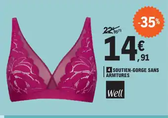 E.Leclerc 4 SOUTIEN-GORGE SANS ARMTURES offre