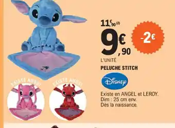 E.Leclerc L'UNITÉ PELUCHE STITCH offre