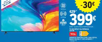 E.Leclerc TV LED 55P637 54,6" offre