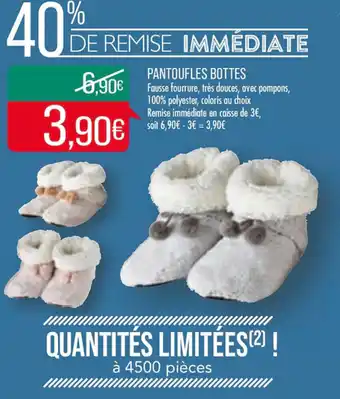 Pantoufles bottes