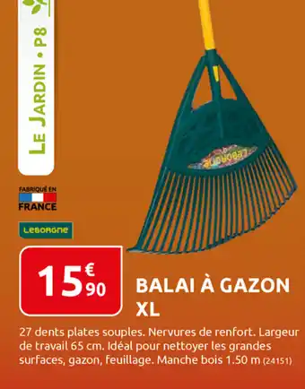 Rural Master Balai à gazon offre