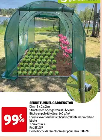 Auchan SERRE TUNNEL GARDENSTAR offre