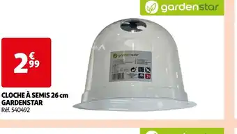 Auchan CLOCHE À SEMIS 26 cm GARDENSTAR offre