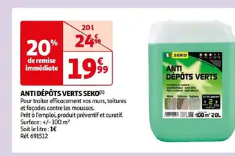Auchan ANTI DÉPÔTS VERTS SEKO offre