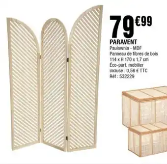 La Foir'Fouille PARAVENT offre
