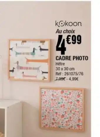 La Foir'Fouille CADRE PHOTO offre