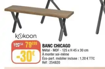 La Foir'Fouille BANC CHICAGO offre
