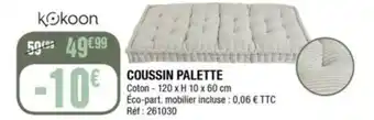 La Foir'Fouille COUSSIN PALETTE offre
