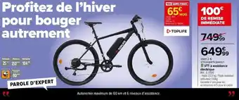 Carrefour VTT à assistance électrique offre