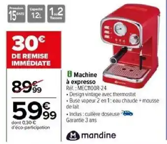 Carrefour Machine à expresso offre
