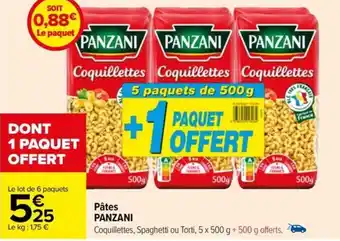 Carrefour Pâtes PANZANI offre