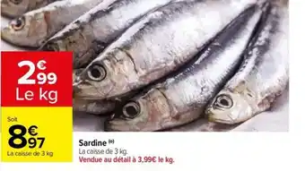 Carrefour Sardine (0) offre