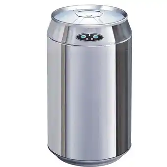 Brico Cash Poubelle de cuisine automatique CAN Argent Acier inoxydable 30 L offre