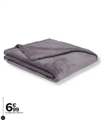 Carrefour Plaid flannel offre