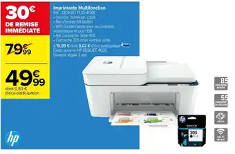 Carrefour Imprimante Multifonction Réf.: DESKJET PLUS 4130E offre
