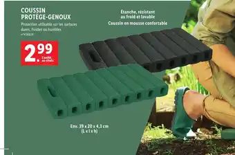 Lidl COUSSIN PROTÈGE-GENOUX offre