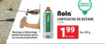 Lidl CARTOUCHE DE BUTANE offre