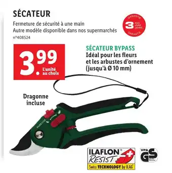 Lidl SÉCATEUR offre