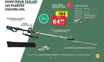 Lidl TAILLE-HAIES À MANCHE LONG* offre