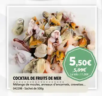 Gel 2000 COCKTAIL DE FRUITS DE MER offre