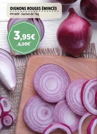 Gel 2000 OIGNONS ROUGES ÉMINCÉS offre