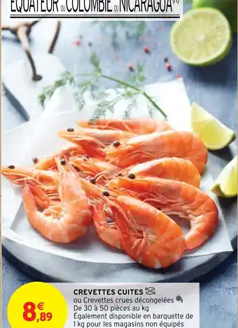 Intermarché CREVETTES CUITES offre