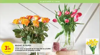 Intermarché BOUQUET 10 TULIPES offre