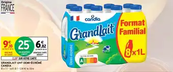 Intermarché GRANDLAIT UHT DEMI-ÉCRÉMÉ CANDIA offre