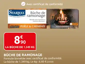 Bûche de ramonage