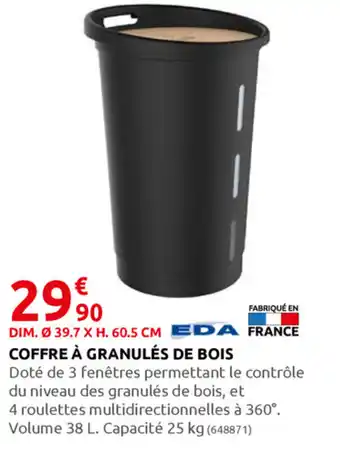 Coffre à granulés de bois