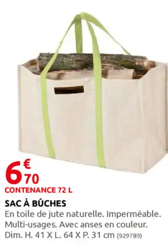 Rural Master Sac à bûches offre