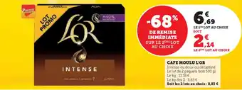 Super U CAFE MOULU L'OR offre