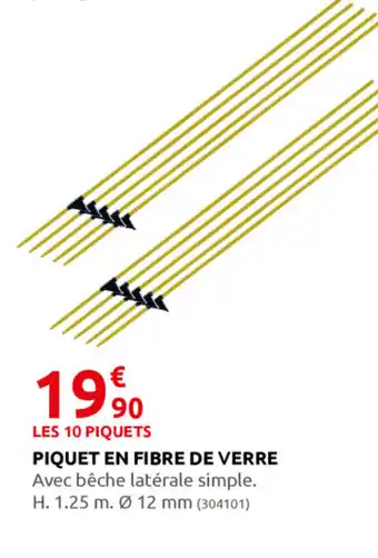 Rural Master Piquet en fibre de verre offre