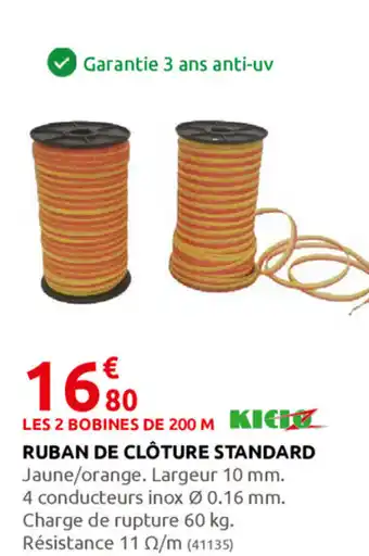 Rural Master Ruban de clôture standard offre