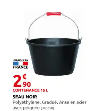 Rural Master Seau noir offre