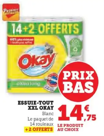 Super U ESSUIE-TOUT XXL OKAY offre